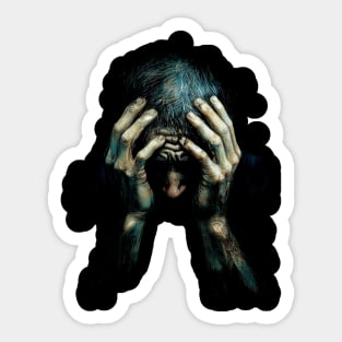 Sorrow, Despair, Misery, Depression Sticker